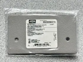 SS2309BGYA HUBBELL WIRING DEVICE-KELLEMS Scrubshield Blank