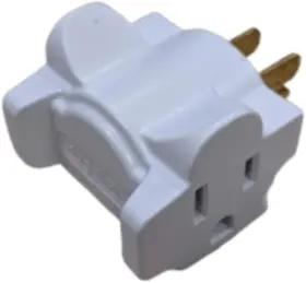 DG1.L.24.3-W HUG-A-PLUG Grounded Right Angle Adapter Tap #2