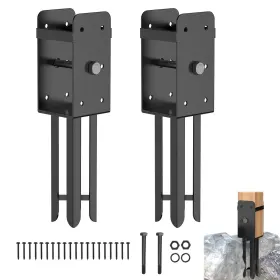 H92768 ICOKIN Pack Concrete Fence Post Holder