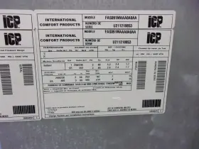 ACC20517 ICP Carrier Central Air Conditioner Handler #2