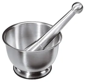 11230120ICV ILSA Gary Valenti Mortar Pestle Inox