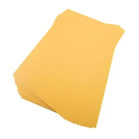 Incontesta 658370664836 10 Pcs A4 Size Yellow Opaque Rigid Plastic Sheet 0.5mm Thick Pvc 297mm