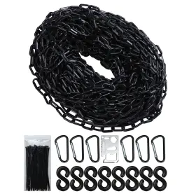 50-FEET-BLAC INPARALLUV Chain Safety Barrier Fo