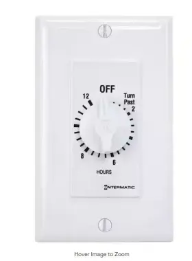 SW12HWK INTERMATIC Spring Wound Wall Timer Amp