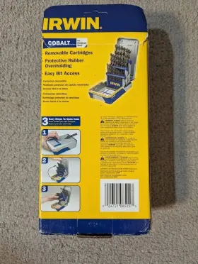 3018002B IRWIN Drill Bit Set Alloy Steel #2