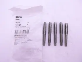 1444ZR IRWIN HANSON Pack Straight Flute Tap Plug Thread