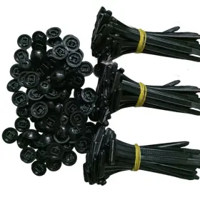 Japelessor Fdsh566 100pcs Snap-fit Nylon Fastening Clip For Car Repairs Universal Cable T