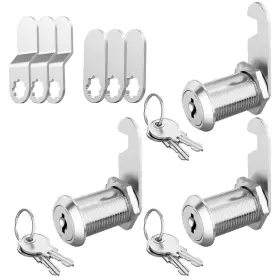 8220 JAYSEON Pack Cabinet Locks Keys Cam Keyed Alike Mailbox