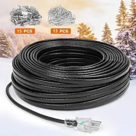 733998818523 JDZKOMKE Heat Tape Deicing Heating Cable Pipe #3