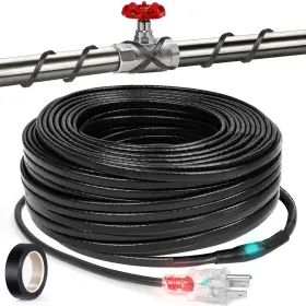 783647558683 JDZKOMKE Heat Tape Deicing Heating Cable Pipe Wa