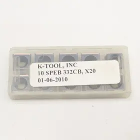 332CB K-TOOL Speb Chipbreaker Indexing Carbide