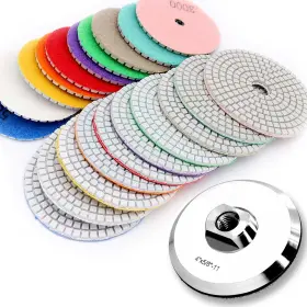 DPP-10 KEEYWOLT Diamond Polishing Backing Pad Set