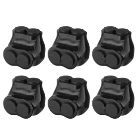 Kerwinn Qms-s3/0-2 6pcs 2port Single-sided Entry Insulated Multi Tap Connector 3/0-6 Awg Electr