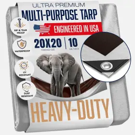 850041456140 KING-A-MA-JIGS Tarp Mil Waterproof Tear Fade