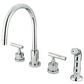 KS8721CML KINGSTON BRASS Manhattan Double Handle Widespread