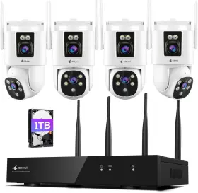 KWDP164 KITTYHOK Dual Lens Wireless Security Camera