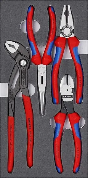 00-20-01-V15 KNIPEX Pliers Set Tools Foam Tray