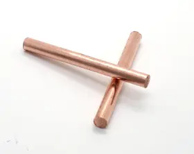 100X10MMX2PCS KOLAMOON Usklcopperrod Pure Copper Round Rod