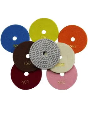 656699432099 KONFOR Diamond Polishing Pads Set Granite Marble #2