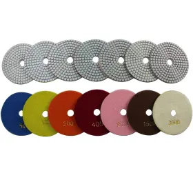 656699432099 KONFOR Diamond Polishing Pads Set Granite Marble #3