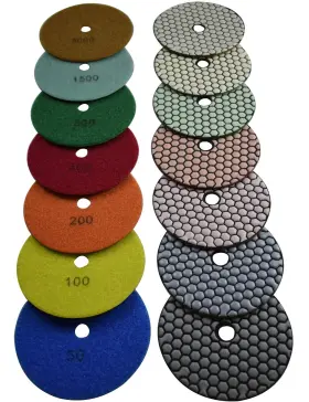 799392551473 KONFOR Diamond Polishing Pads Pack Granite #2