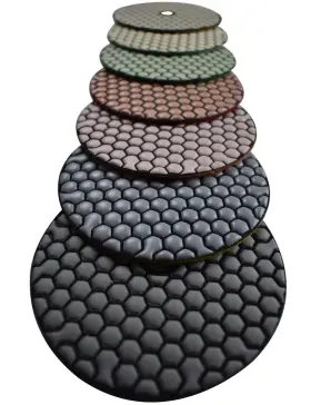 799392551473 KONFOR Diamond Polishing Pads Pack Granite #3