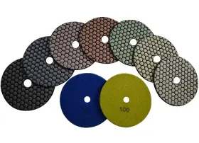 799392551473 KONFOR Diamond Polishing Pads Pack Granite