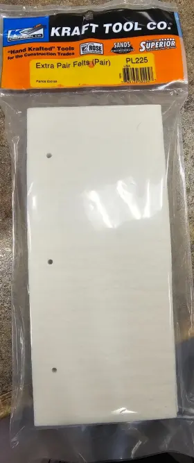 PL225 KRAFT Tool Felt Pads