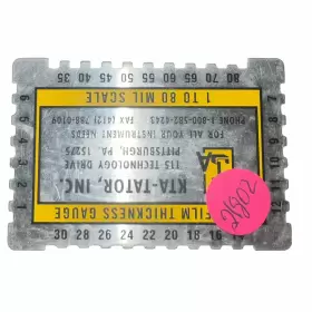 25-2032 KTA-TATOR Film Gauge Mil Micron Scales #2