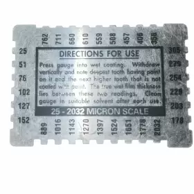 25-2032 KTA-TATOR Film Gauge Mil Micron Scales #3