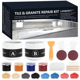 547787 LANBOKIT Epoxy Repair Tile Fiberglass Marble Granite