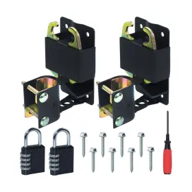 LE03-015-2 LAWNEAGLE Pack Lockable Gate Latch Fo