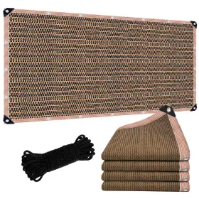 651688008409 LCYFBE Shade Sun Fabric Privacy Screen Cover