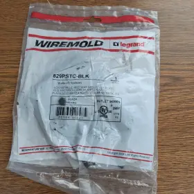 829PSTC-BLK LEGRAND Walker Wiremold Communication Data Cover