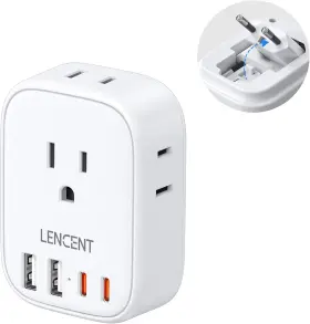 PA050USEU LENCENT Travel Plug Adapter Europe
