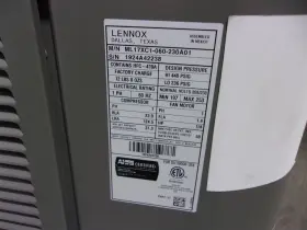 ACC20527 LENNOX Central Air Conditioner Condenser #2