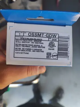 Ossmt-gdw LEVITON Occupancy Sensor Wall Switch