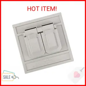 4986-GY LEVITON Duplex Device Wallplate Cover Weather #2