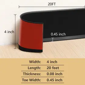 JC-BMT-20B LIFRONKIT Wall Base Baseboard Molding Flexible #2
