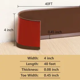 JC-BMT-40Z LIFRONKIT Wall Base Baseboard Molding Flexible #2