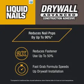 196057908007 LIQUID NAILS Drywall Advanced Latex Based Pack #2