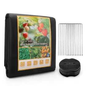 9060307BK LIWARACE Weed Barrier Landscape Fabric Garden