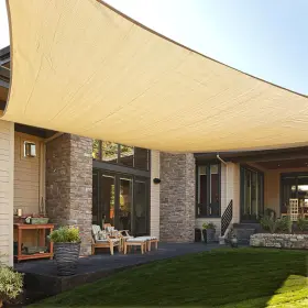 SS2C0R080-01 LOVE STORY Sun Shade Sail Rectangle Uv Block