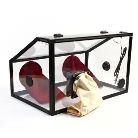 796713891881 LYNICESHOP Enclosed Electric Grinding Table Dust