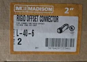 L-40-6 MADISON Box Offset Nipple Conduit Fitting Rigid