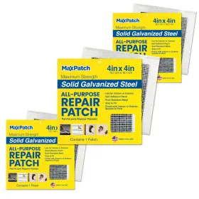 MP4X4ALP3P MAXPATCH Adhesive Repair Patch Galvanized Meta