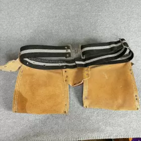DM-499-4 MCGUIRE NICHOLAS Suede Cowhide Tool Belt Workwear #2