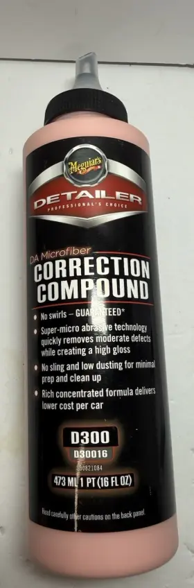 D30016 MEGUIARS AUTOMOTIVE Da Microfiber Correction Compound