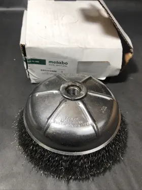 655211000 METABO Crimped Wire Cup Wheel Brush Carbon Steel