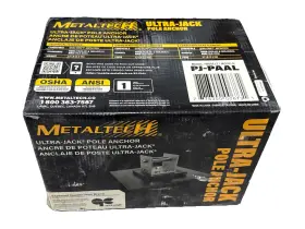 Pj-paal METALTECH Ultra Jack Pole Anchor Osha Ansi